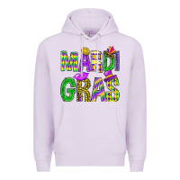 Lilac Western Mardi Gras Premium Hoodie - BundleAndBundleShop
