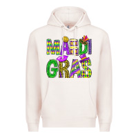 Pale Pink Western Mardi Gras Premium Hoodie - BundleAndBundleShop