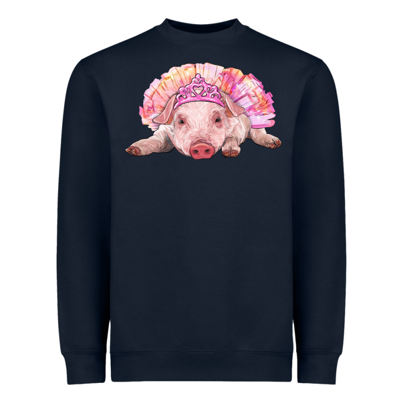 Balerina Baby Pig With Tutu Heavyweight Sweatshirt by RanaPortraitStore | Teevron