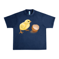 Navy chick with egg Urban Heavy Tee - RanaPortraitStore