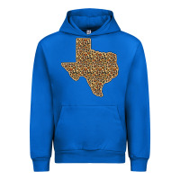 Cobalt Western Texas Map Leopard Pattern Urban Hoodie - Bettercallsaul