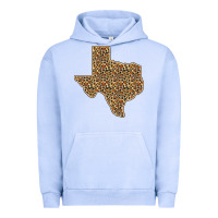 Pigment Grape Ice Western Texas Map Leopard Pattern Urban Hoodie - Bettercallsaul