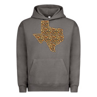 Western Texas Map Leopard Pattern Urban Hoodie | Teevron