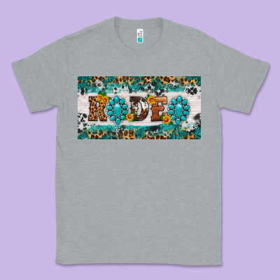 Rodeo License Plate Classic Tee Designed By Hra Design Shop