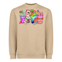 Mushroom unicorn coffee cups Heavyweight Sweatshirt - Zillion Design Studio