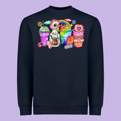 Heavyweight Sweatshirt unicorn coffee cups