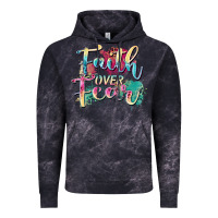 Cloud Black faith over fear Vintage Hoodie - Zillion Design Studio