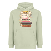 Matcha just a girl who brings books everywhere Heavyweight Hoodie - MaliasSmallBusiness