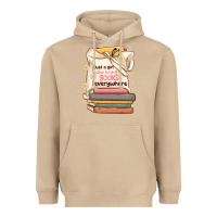 Mushroom just a girl who brings books everywhere Heavyweight Hoodie - MaliasSmallBusiness
