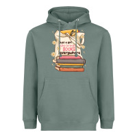 Sage just a girl who brings books everywhere Heavyweight Hoodie - MaliasSmallBusiness