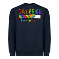 Navy gay pride loading lgbtq Heavyweight Sweatshirt - texasbilliewilder