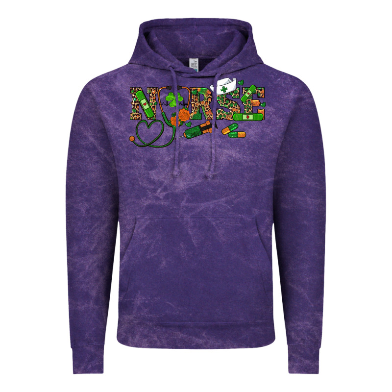 St. Patrick's Day Nurse Vintage Hoodie by RanaPortraitStore | Teevron