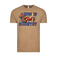 Vintage Coffee this is god's country Vintage Tee - Zillion Design Studio