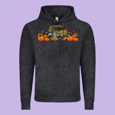 Grateful Thankful Blessed Vintage Hoodie Designed By Jahusdesignshop