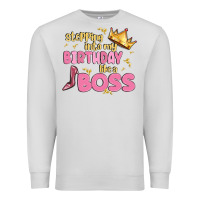 Dove Grey birthday boss Premium Sweatshirt - MaliasSmallBusiness