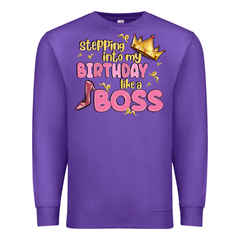 Birthday Boss Premium Sweatshirt by MaliasSmallBusiness | Teevron