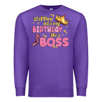 Purple birthday boss Premium Sweatshirt - MaliasSmallBusiness