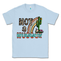 Dusty Blue not a hugger Classic Tee - CowhideDigitalArt