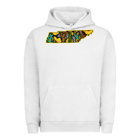 Pigment Lunar Rock Western Tenessee Map Sunflower Pattern Urban Hoodie - Bettercallsaul