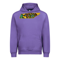 Tulip Western Tenessee Map Sunflower Pattern Urban Hoodie - Bettercallsaul