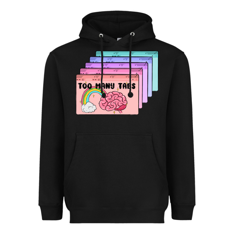Too Many Tabs Heavyweight Hoodie by MaliasSmallBusiness | Teevron