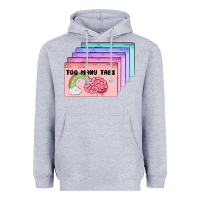 Heather Grey too many tabs Heavyweight Hoodie - MaliasSmallBusiness
