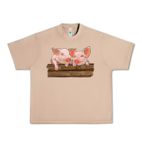 Burro barn pigs Urban Heavy Tee - RanaPortraitStore