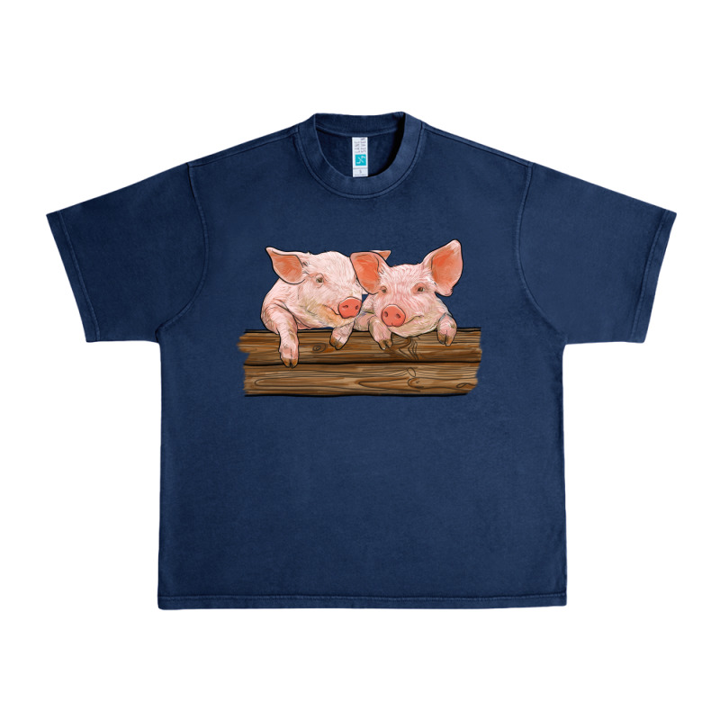 Barn Pigs Urban Heavy Tee by RanaPortraitStore | Teevron