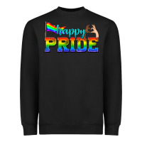 Black happy pride Heavyweight Sweatshirt - texasbilliewilder