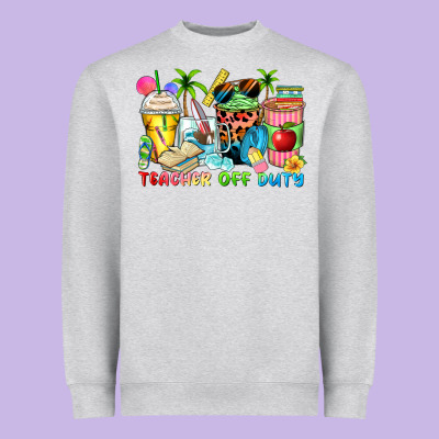 Heavyweight Sweatshirt teacher off duty coffee cups