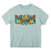 Arona Western Charolais Cow Mom Life Heavy Core Tee - LillyAllenDesigns