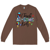 Chestnut i teach au some kids Long Sleeve Tee - CowhideDigitalArt