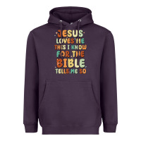 Plum jesus loves me this i know for the bible tells me Heavyweight Hoodie - MaliasSmallBusiness
