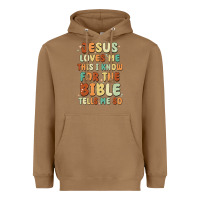 Toasted Coconut jesus loves me this i know for the bible tells me Heavyweight Hoodie - MaliasSmallBusiness