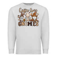 Dove Grey coffee time gnomies Premium Sweatshirt - MaliasSmallBusiness