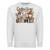 Oatmeal Heather coffee time gnomies Premium Sweatshirt - MaliasSmallBusiness