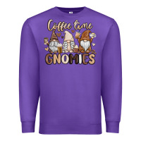 Purple coffee time gnomies Premium Sweatshirt - MaliasSmallBusiness