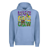 Colony Blue Mardi Gras crew Premium Hoodie - BundleAndBundleShop
