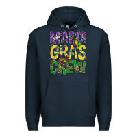 Navy Mardi Gras crew Premium Hoodie - BundleAndBundleShop