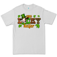 Dove Grey st patricks one lucky heifer baby cow Premium Tee - Artiststas