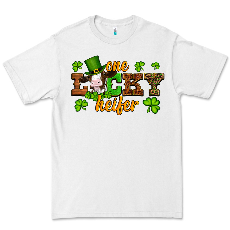 St Patricks One Lucky Heifer Baby Cow Premium Tee by Artiststas | Teevron
