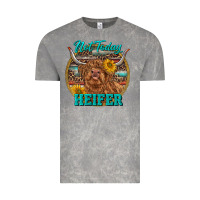 Cloud Rock Highland Heifer Western Vintage Tee - RanaPortraitStore