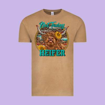 Highland Heifer Western Vintage Tee Designed By Ranaportraitstore
