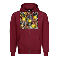 Burgundy lacrosse Zipper Hoodie - JahusDesignShop