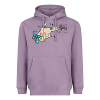 Lavender western turquoise gun hand Heavyweight Hoodie - MaliasSmallBusiness