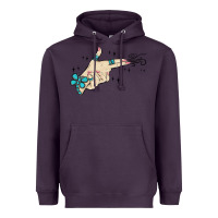 Plum western turquoise gun hand Heavyweight Hoodie - MaliasSmallBusiness