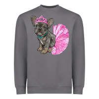Storm Balerina French Bulldog With Tutu Heavyweight Sweatshirt - RanaPortraitStore
