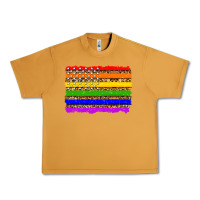 Peanut Butter lgbtq and usa flag Urban Heavy Tee - Zillion Design Studio