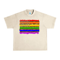 Sandshell lgbtq and usa flag Urban Heavy Tee - Zillion Design Studio