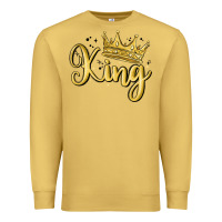 Antique Gold king Premium Sweatshirt - MaliasSmallBusiness